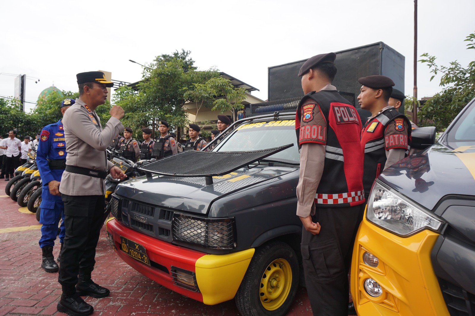 Polresta Sidoarjo Siagakan 1.200 Personel Pelayanan Pengamanan Hari Buruh 2026
